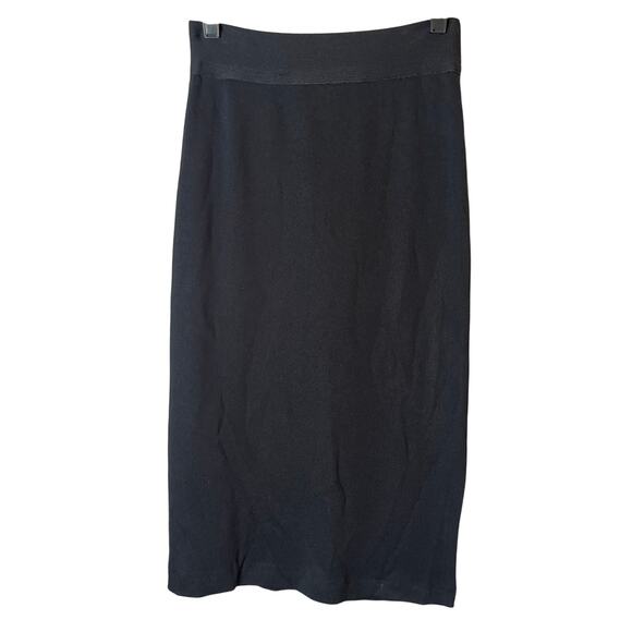 Exclusively Misook Pencil Skirt Womens Small Black Stretch - Picture 3 of 9